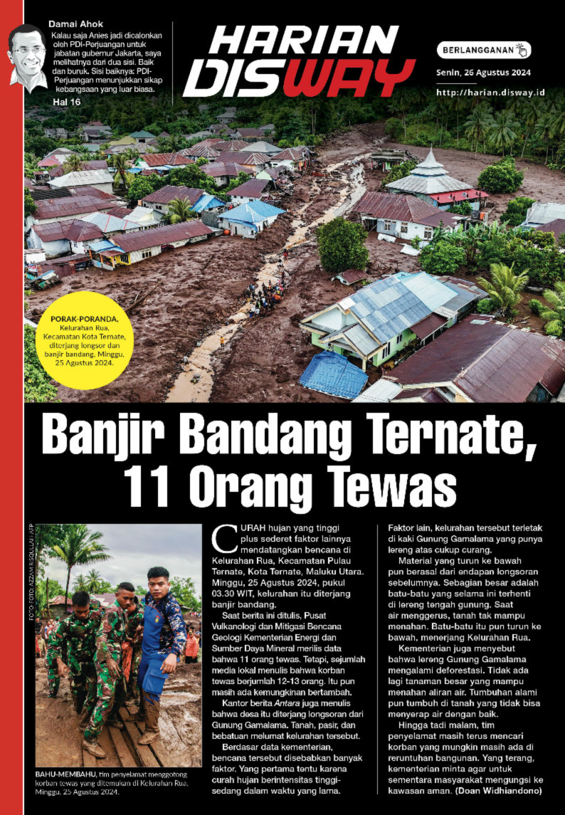 Banjir Bandang Ternate, 11 Orang Tewas