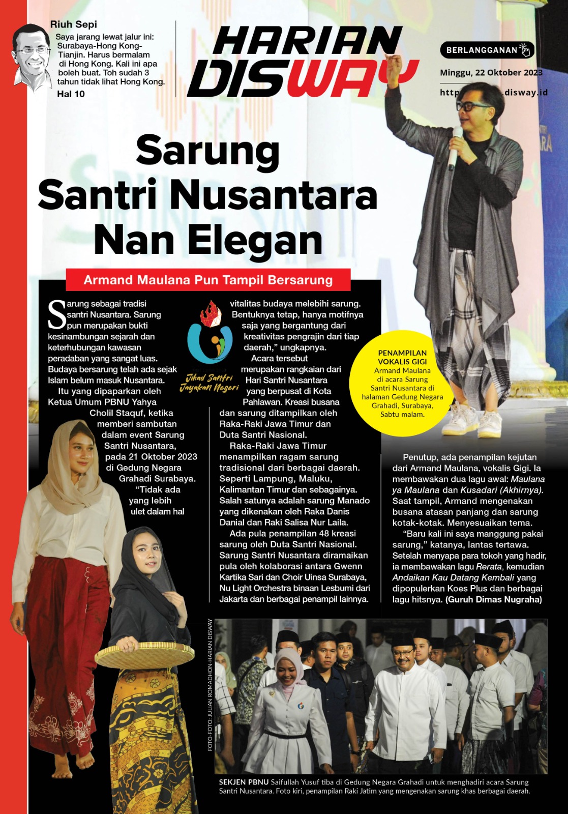 Sarung Santri Nusantara Nan Elegan