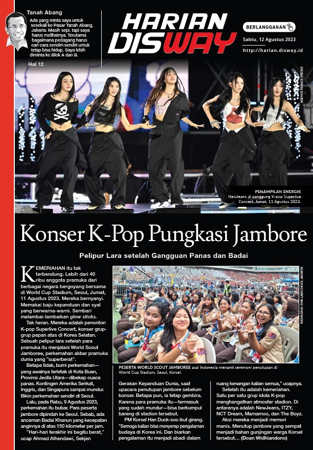 Konser K-Pop Pungkasi Jambore