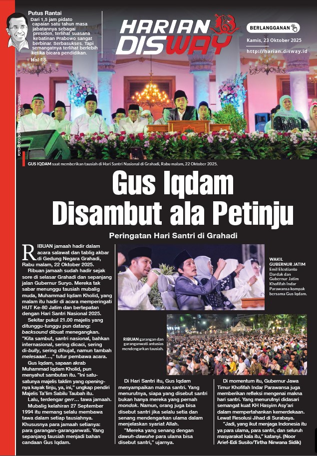 Gus Iqdam Disambut ala Petinju