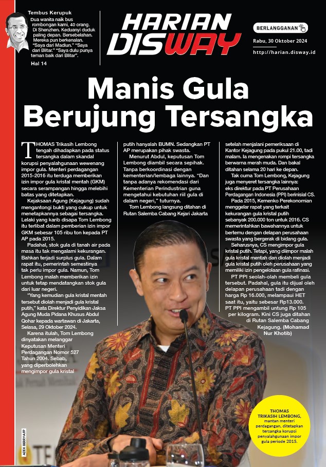 Manis Gula Berujung Tersangka