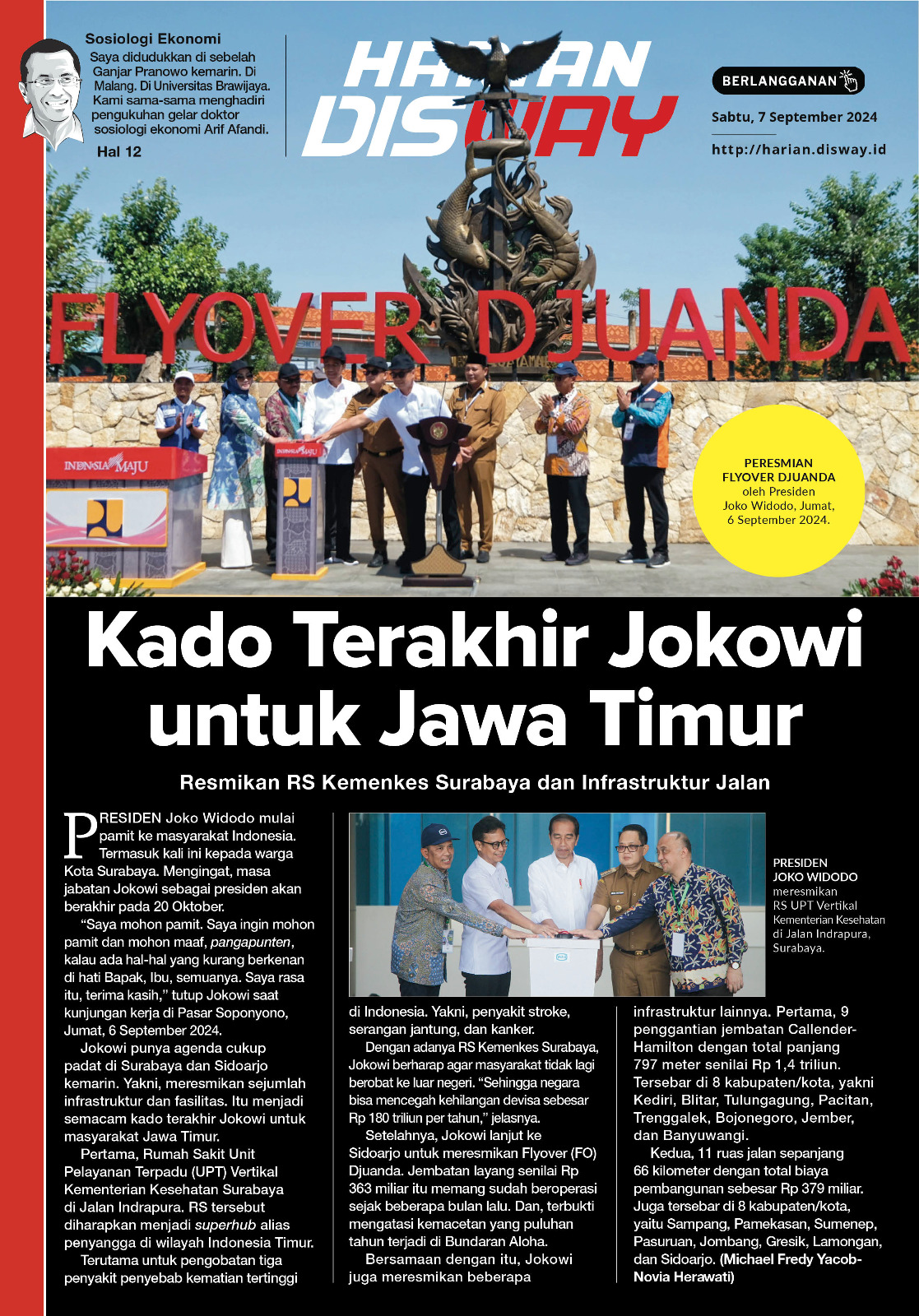 Kado Terakhir Jokowi untuk Jawa Timur