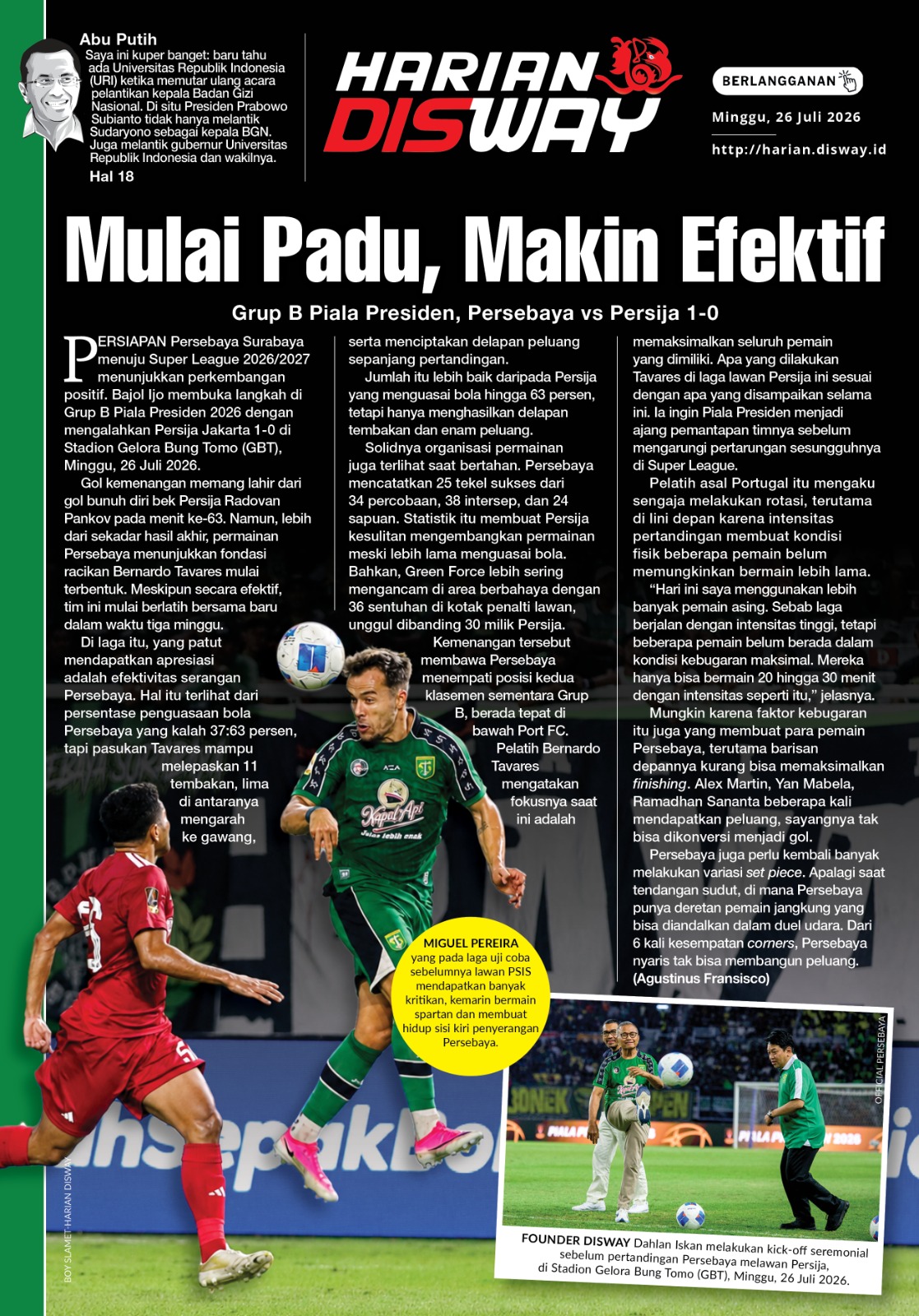 Mulai Padu, Makin Efektif