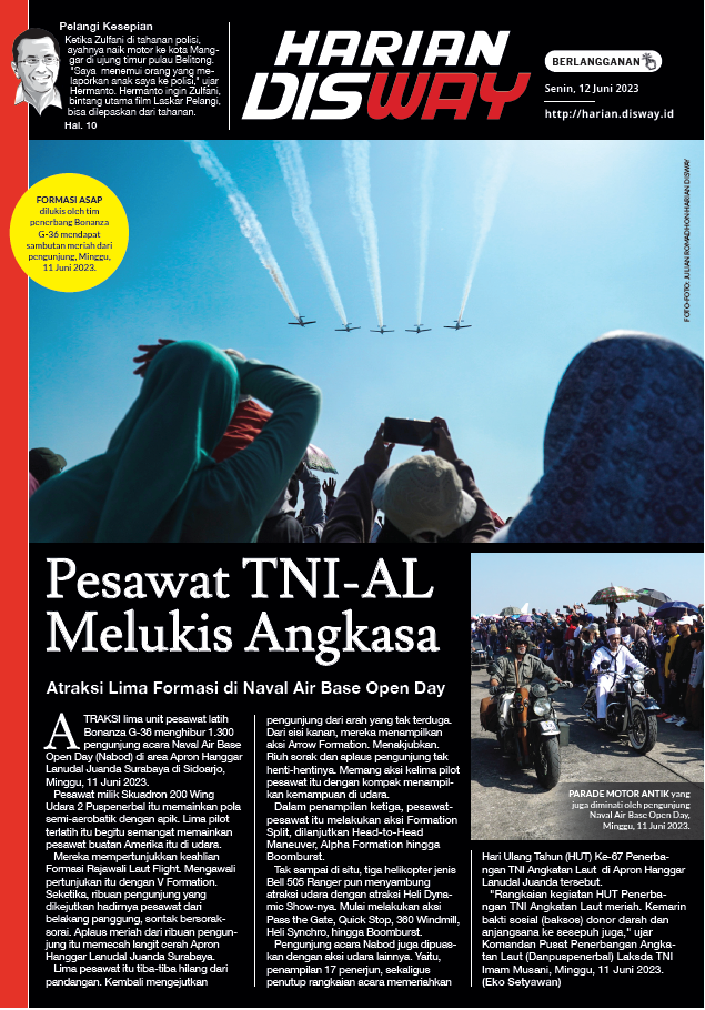 Pesawat TNI-AL Melukis Angkasa