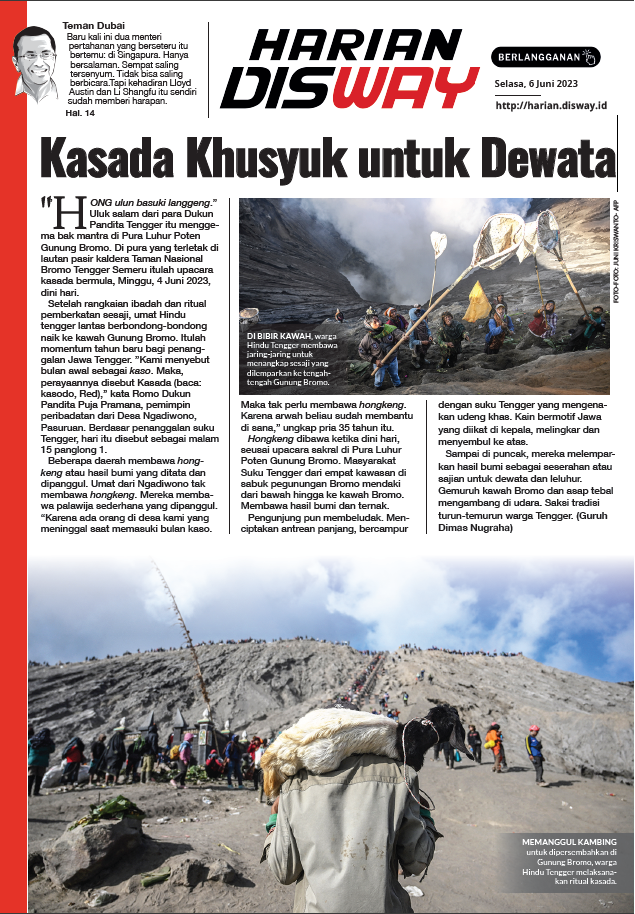 Kasada Khusyuk untuk Dewata