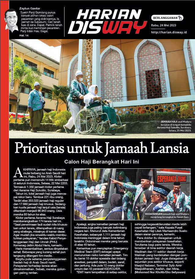 Prioritas untuk Jamaah Lansia