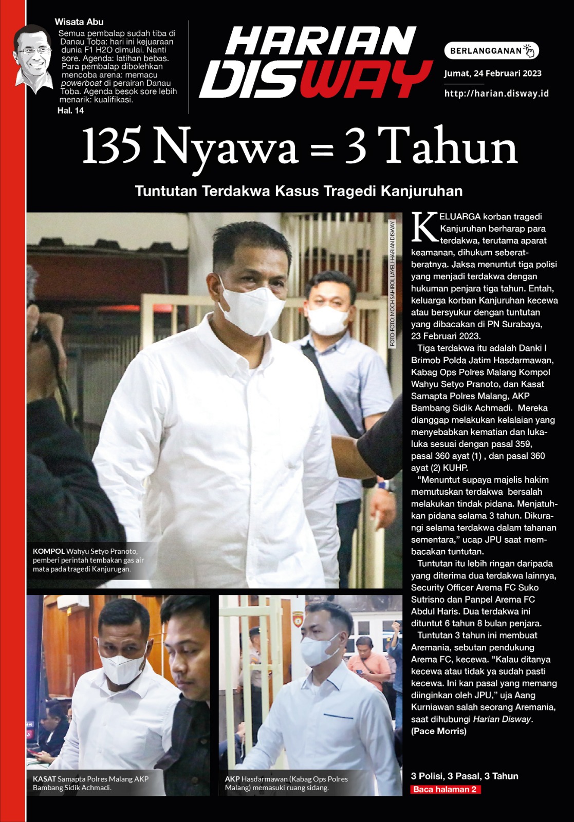 135 Nyawa = 3 Tahun