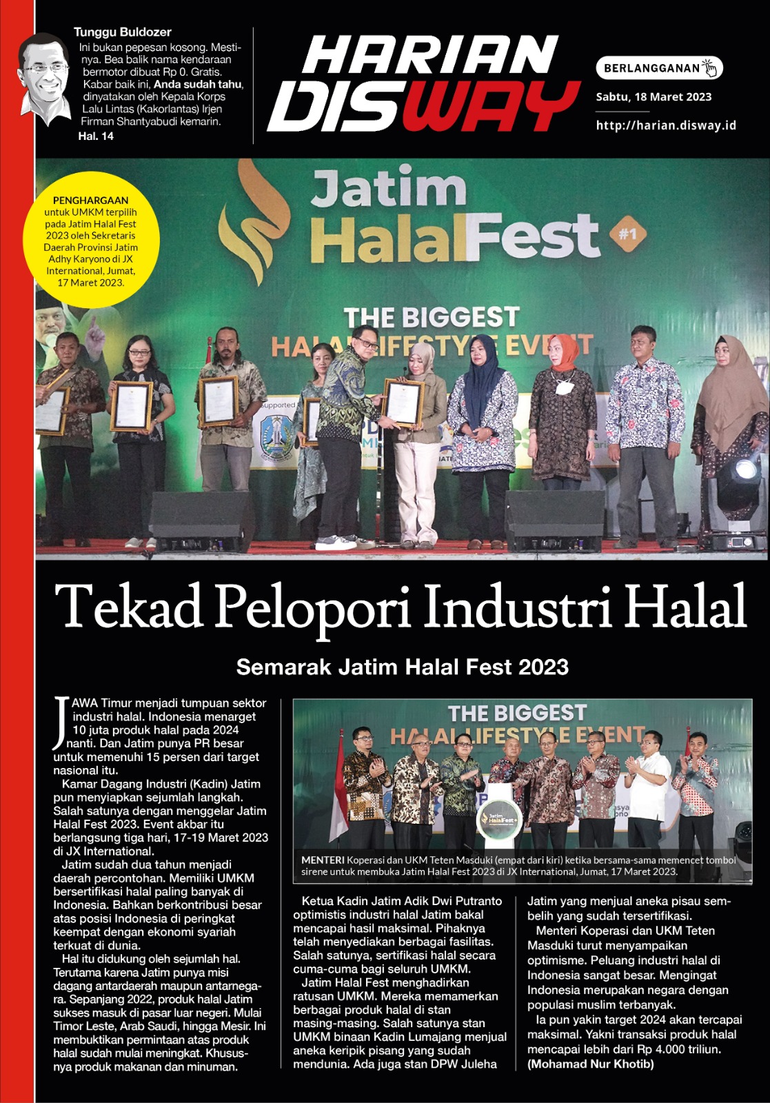 Tekad Pelopori Industri Halal