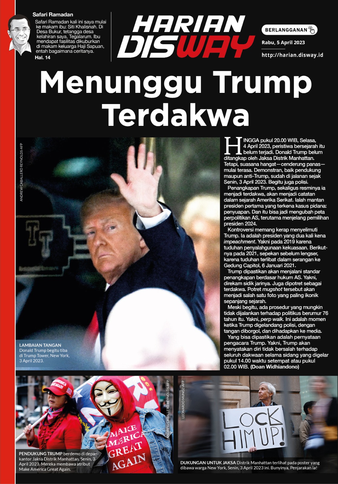 Menunggu Trump Terdakwa