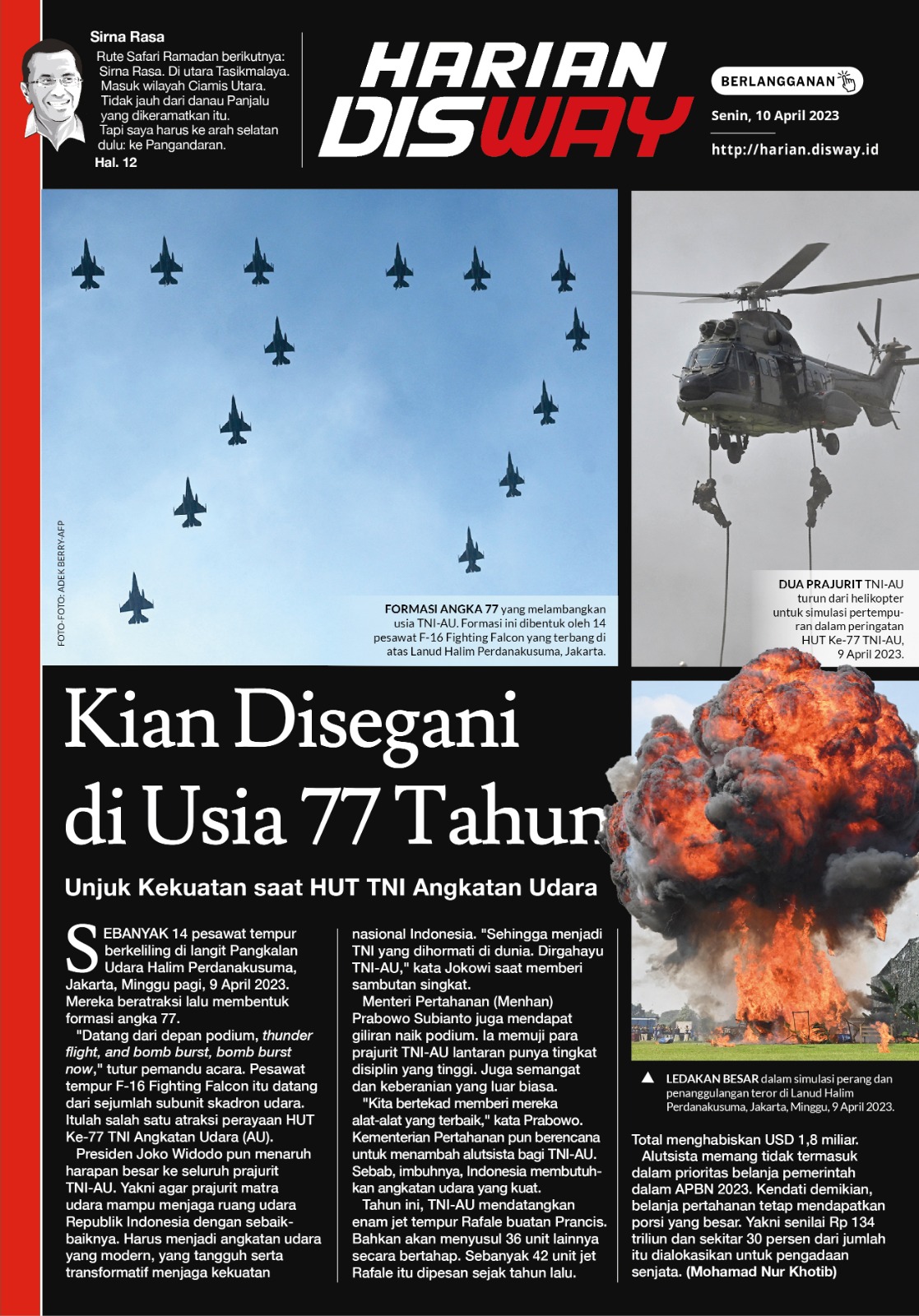 Kian Disegani di Usia 77 Tahun