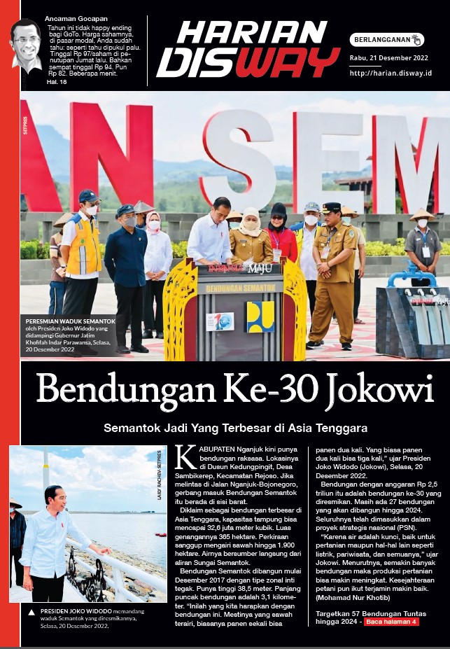 Bendungan Ke-30 Jokowi