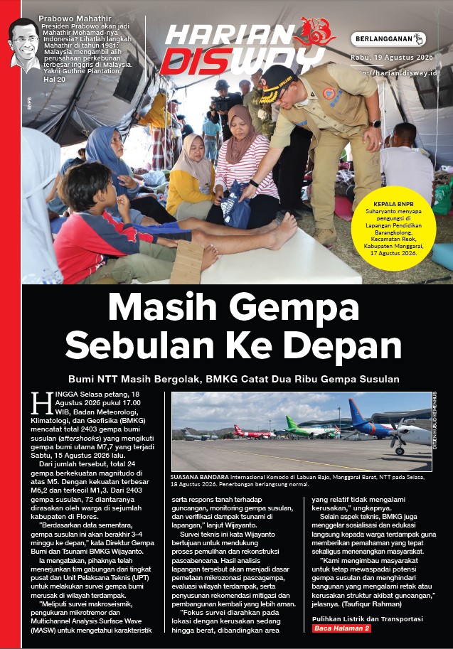 Masih Gempa Sebulan Ke Depan