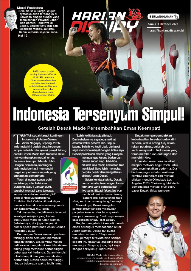Indonesia Tersenyum Simpul!