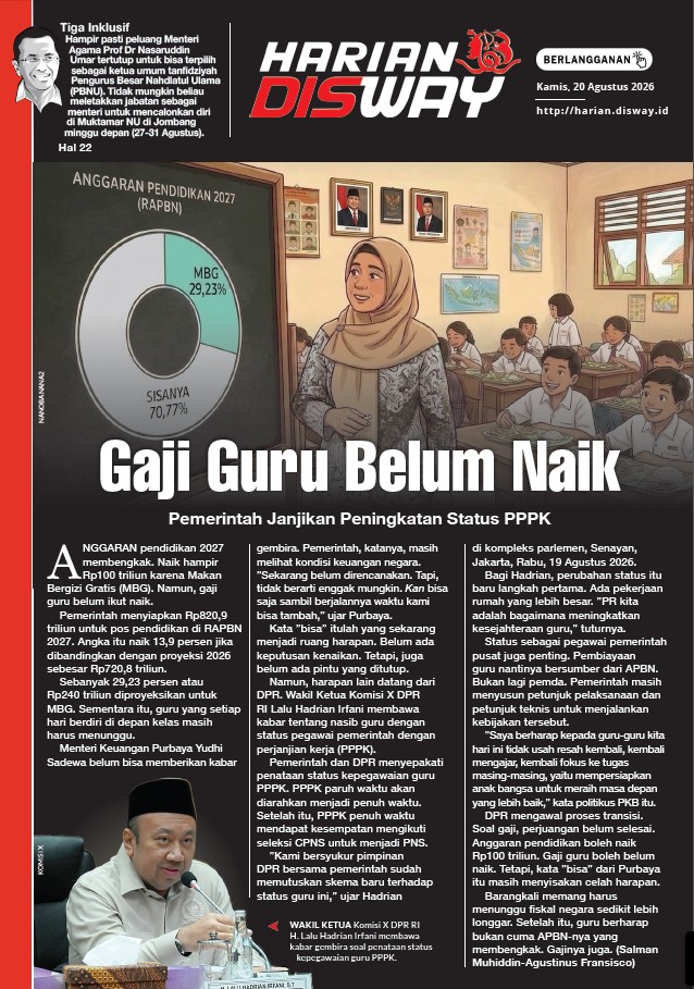 Gaji Guru Belum Naik