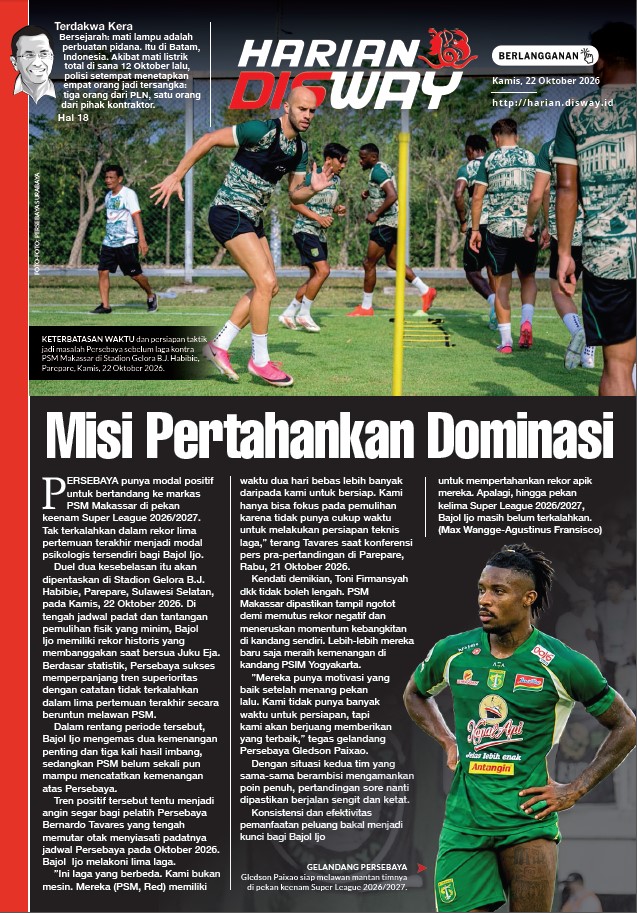 Misi Pertahankan Dominasi