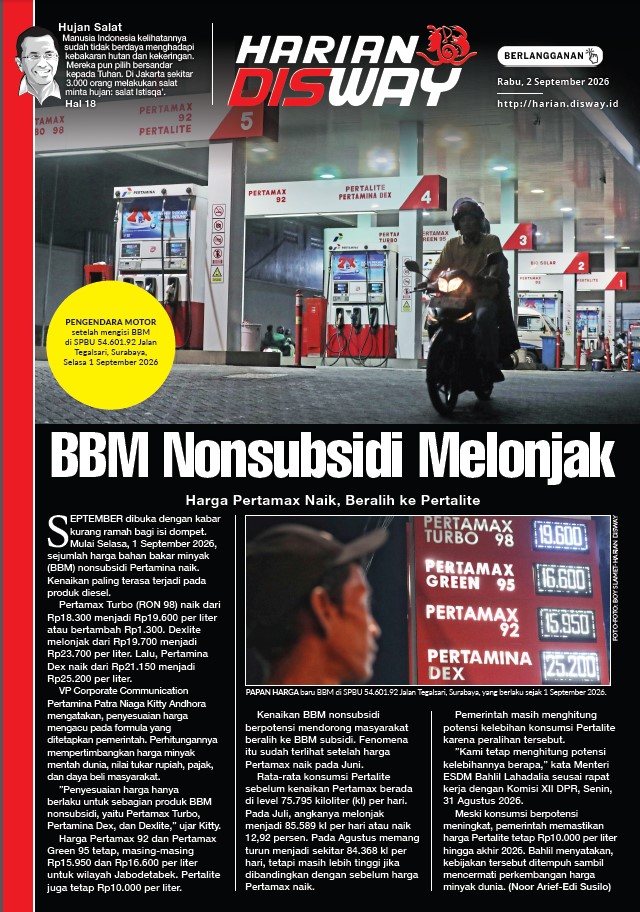 BBM Nonsubsidi Melonjak