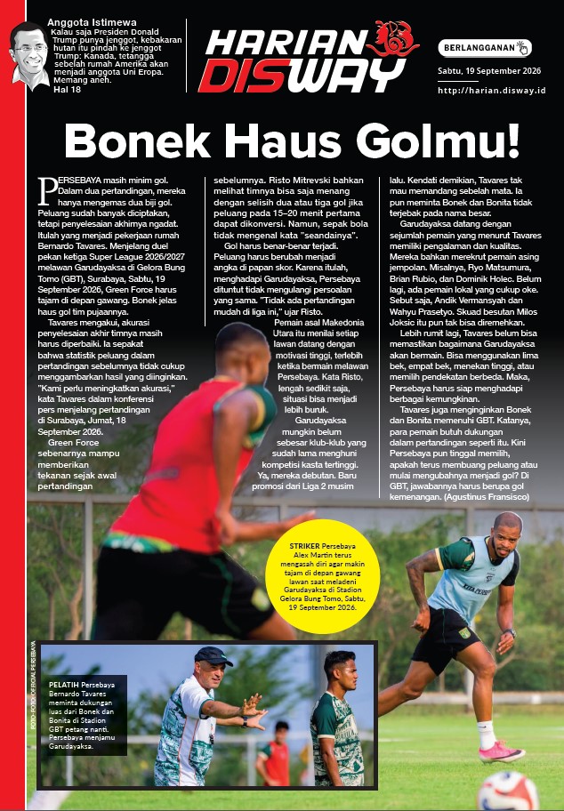 Bonek Haus Golmu!