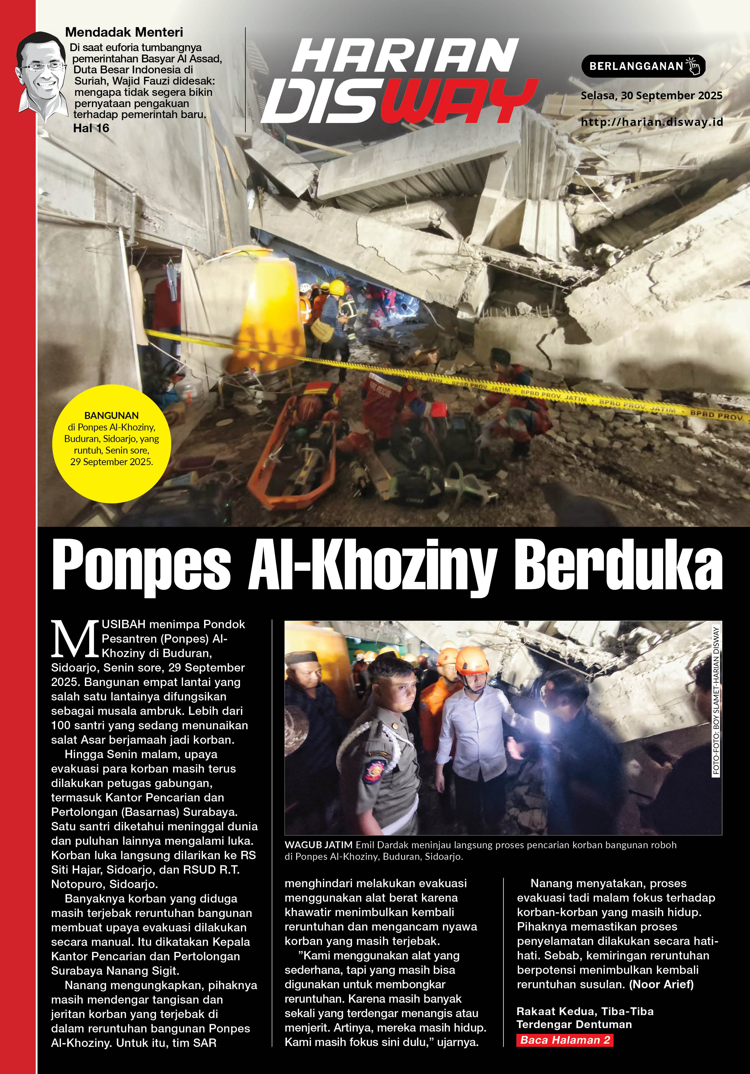 Ponpes Al-Khoziny Berduka