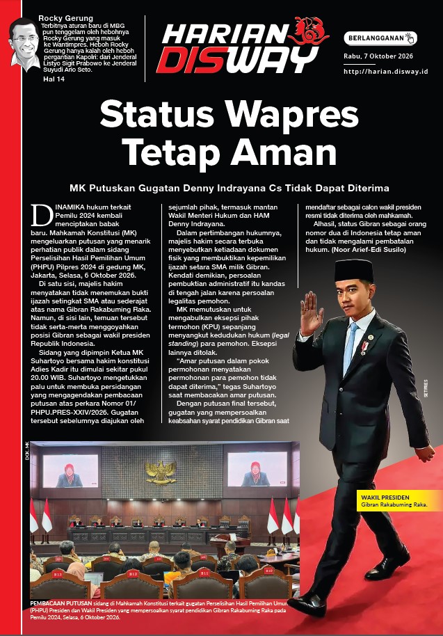 Status Wapres Tetap Aman