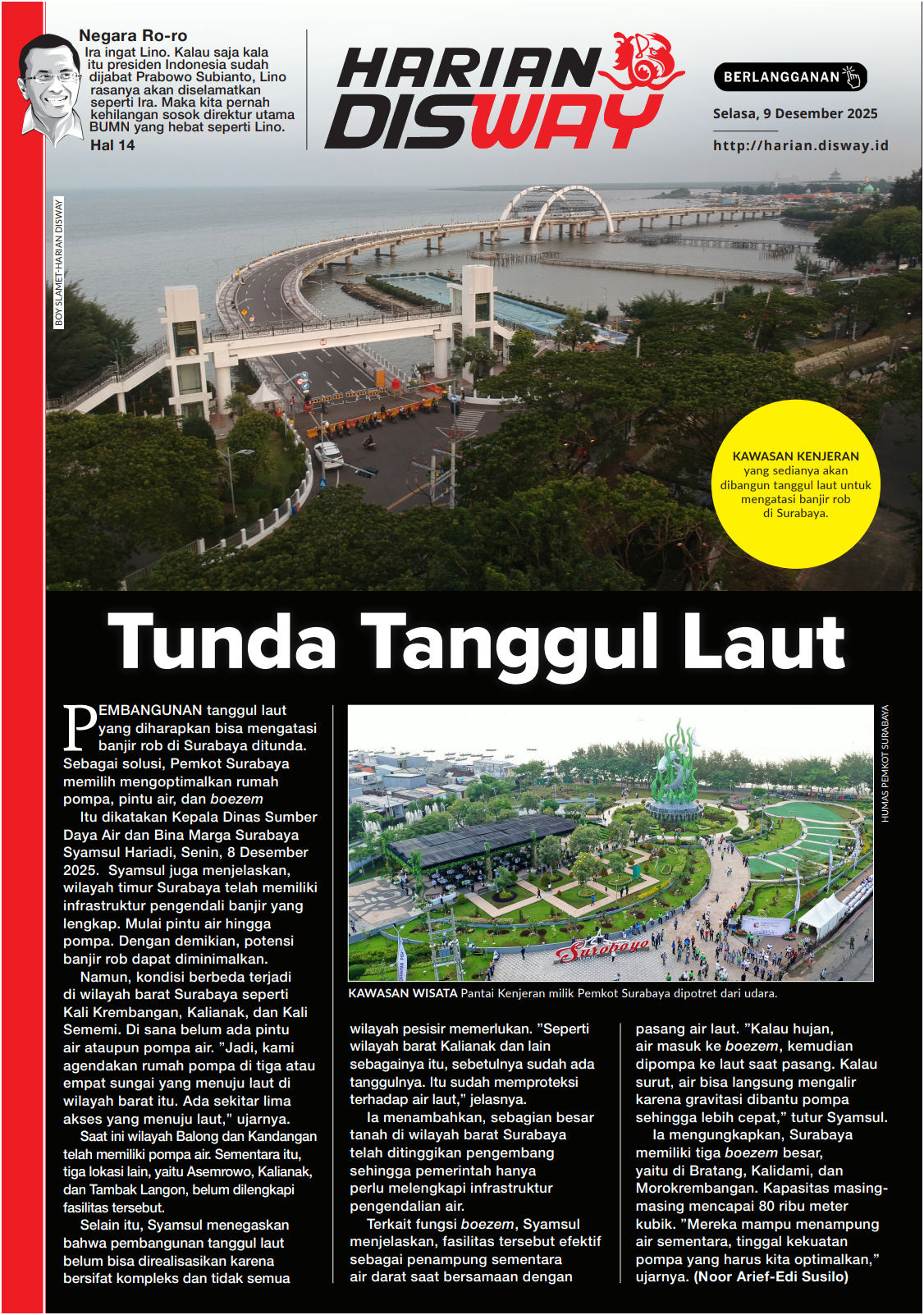 Tunda Tanggul Laut