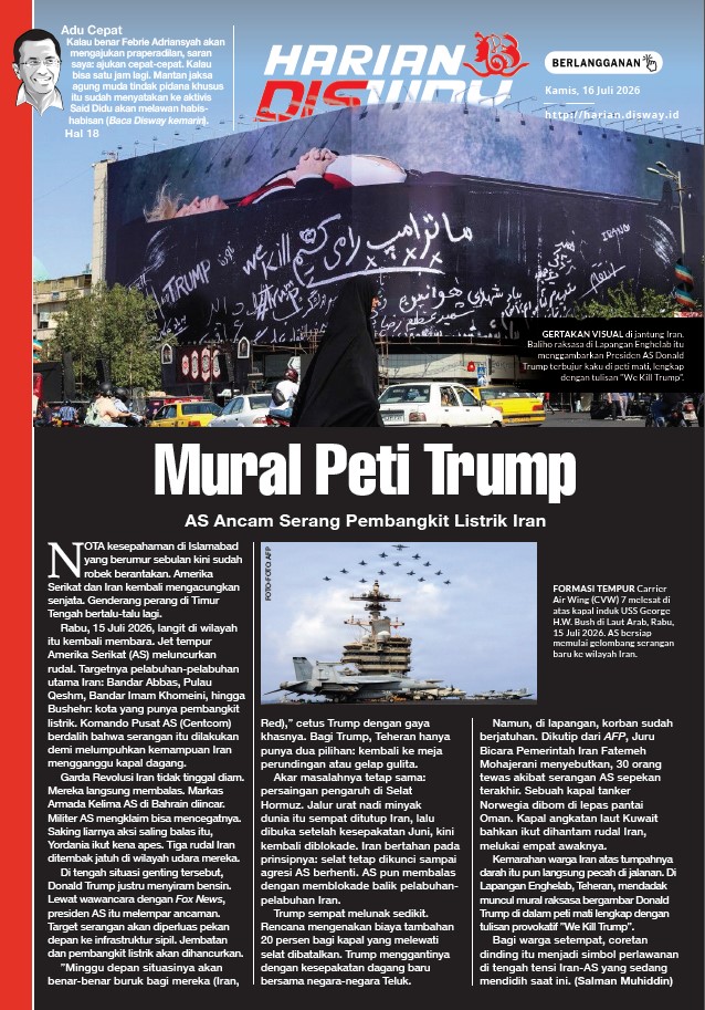 Mural Peti Trump