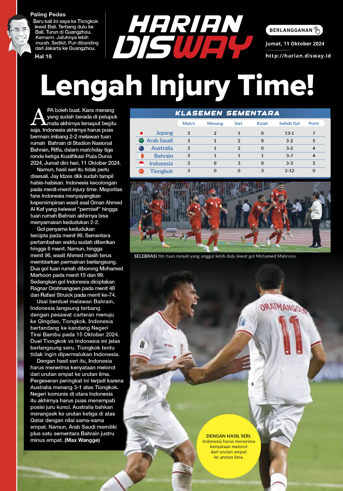 Lengah Injury Time!