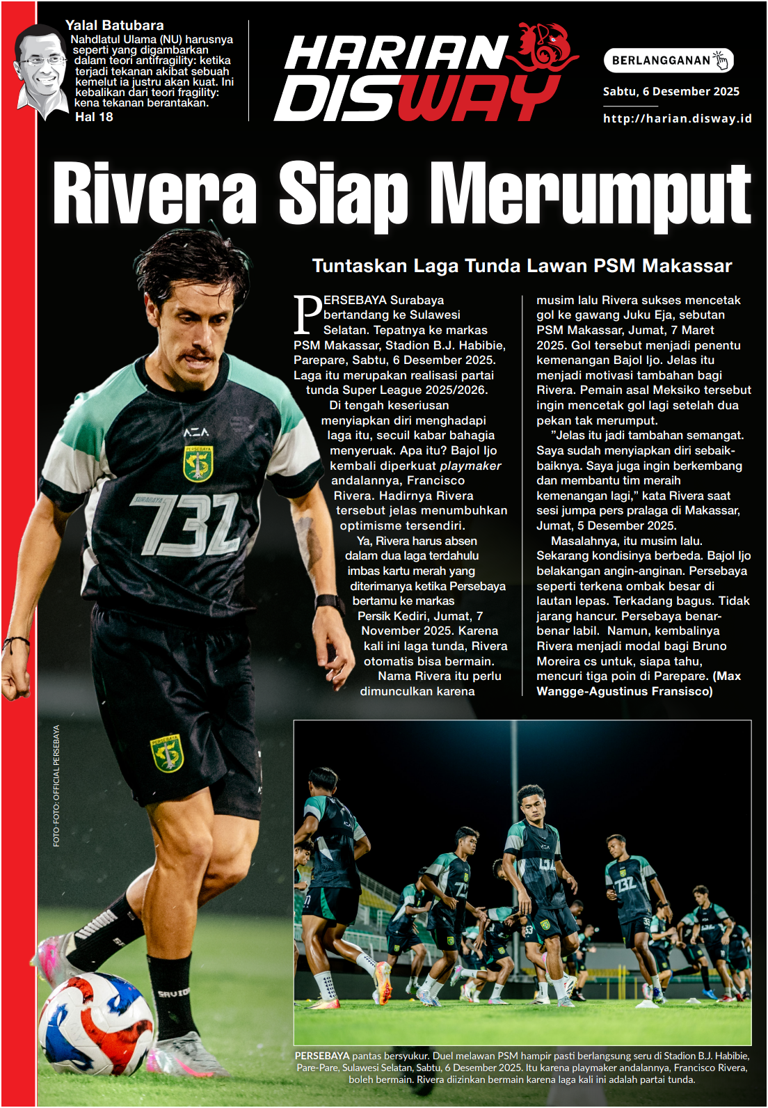 Rivera Siap Merumput
