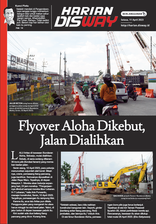 Flyover Aloha Dikebut, Jalan Dialihkan