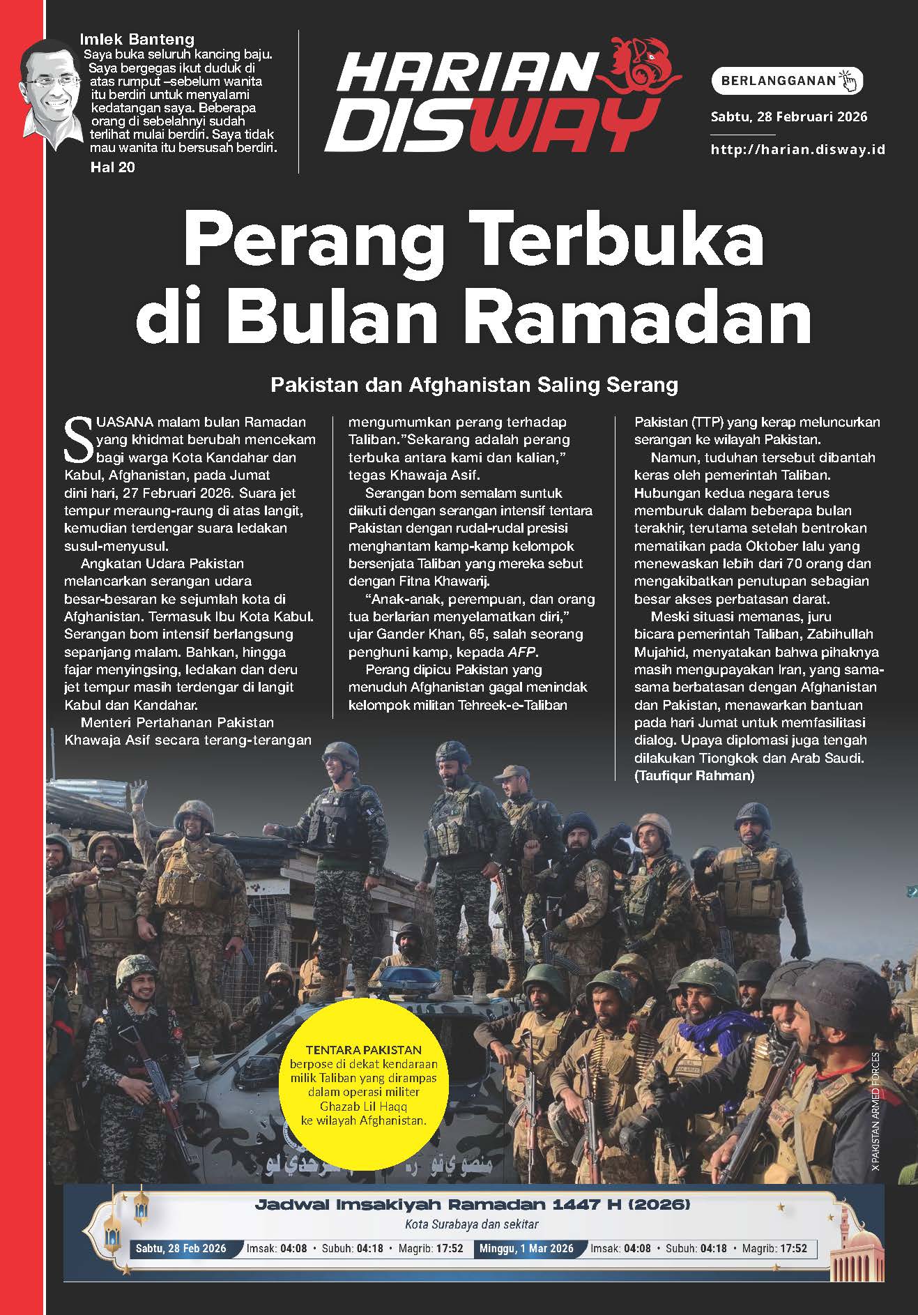 Perang Terbuka di Bulan Ramadan