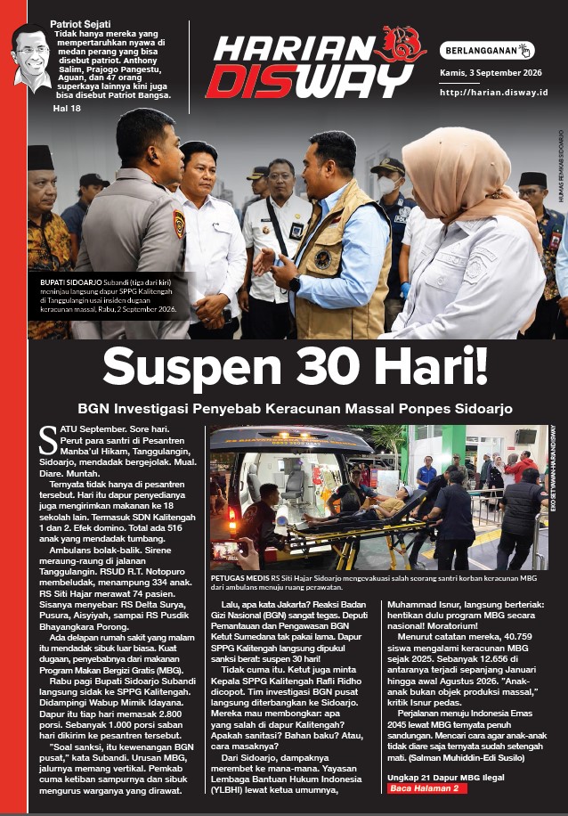 Suspen 30 Hari!