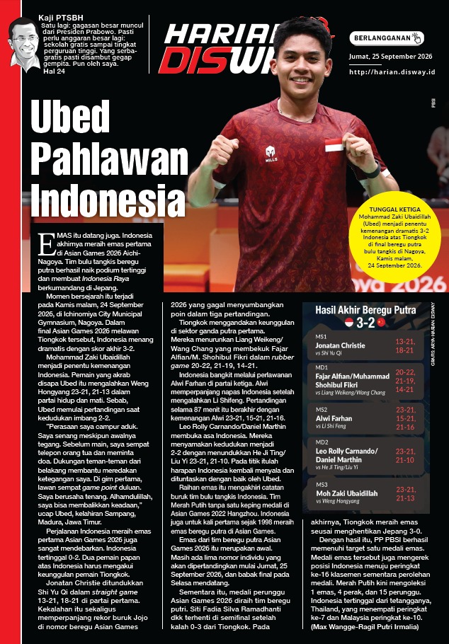 Ubed Pahlawan Indonesia