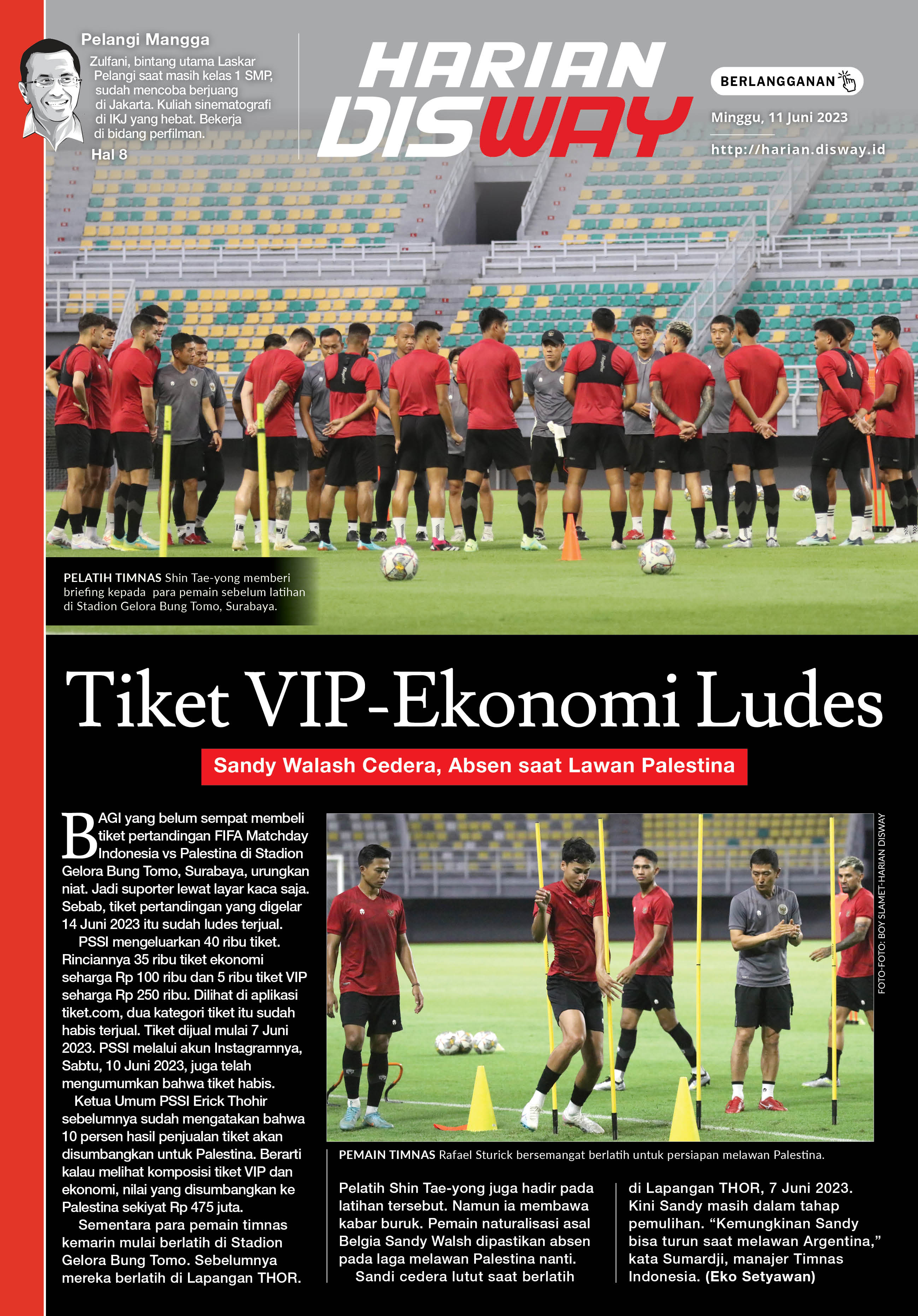 Tiket VIP-Ekonomi Ludes