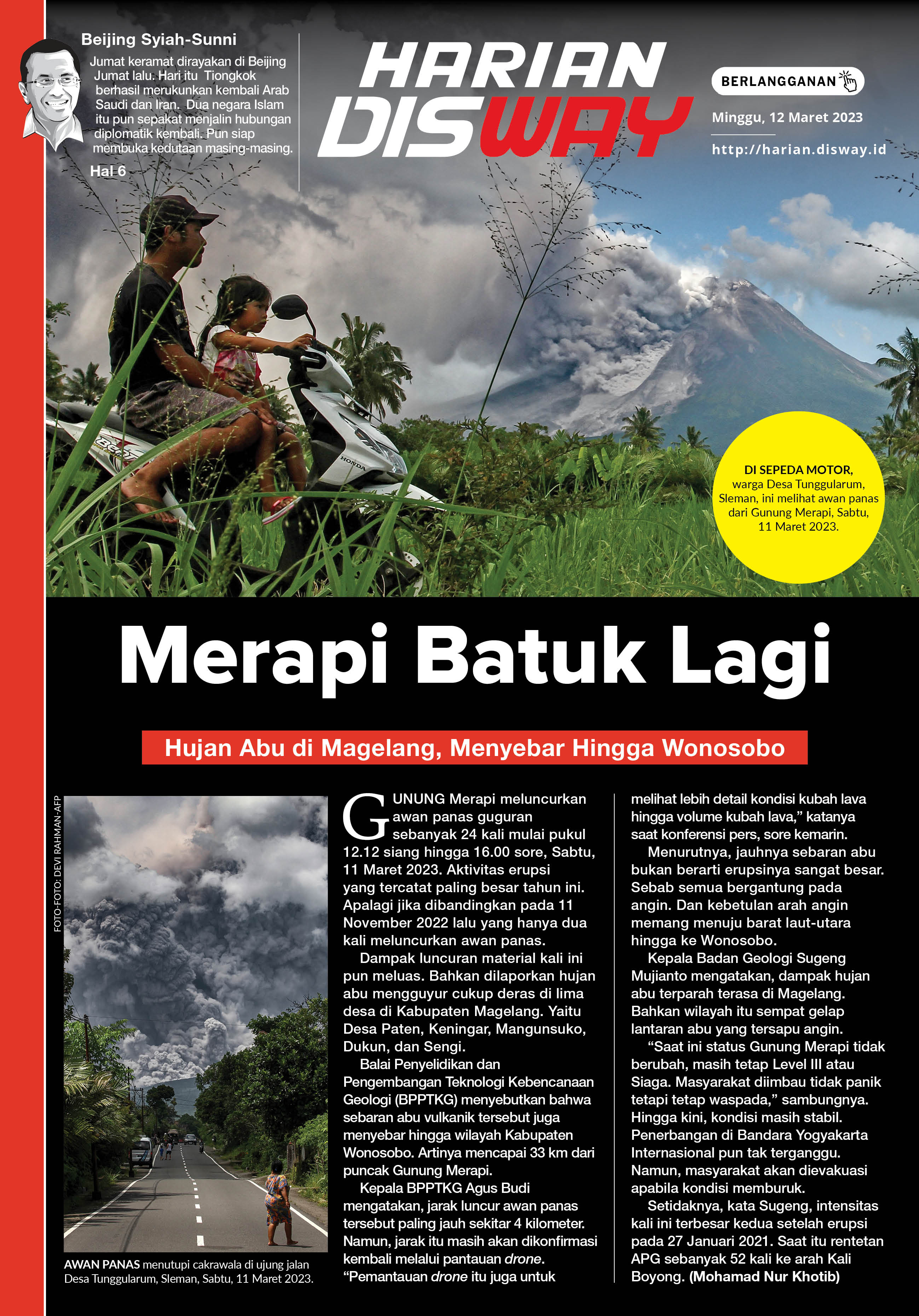 Merapi Batuk Lagi