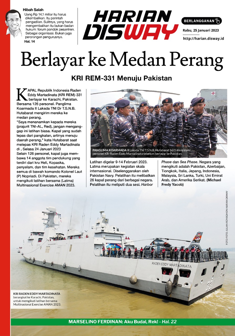 Berlayar ke Medan Perang