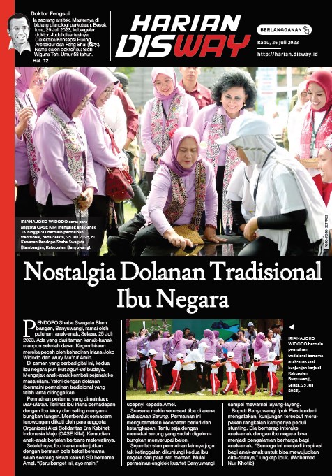 Nostalgia Dolanan Tradisional Ibu Negara