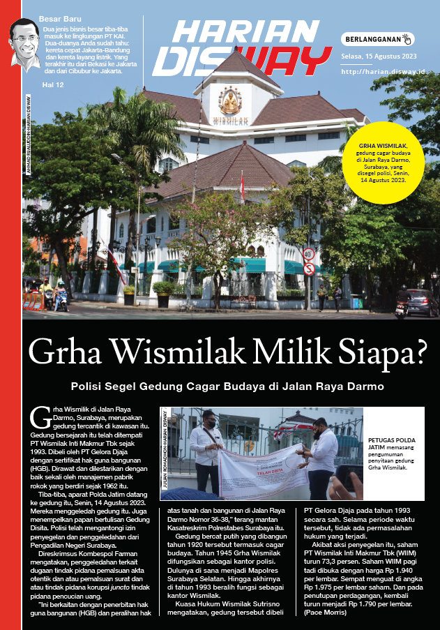 Grha Wismilak Milik Siapa?