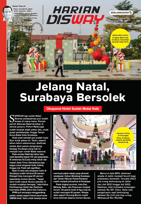 Jelang Natal, Surabaya Bersolek