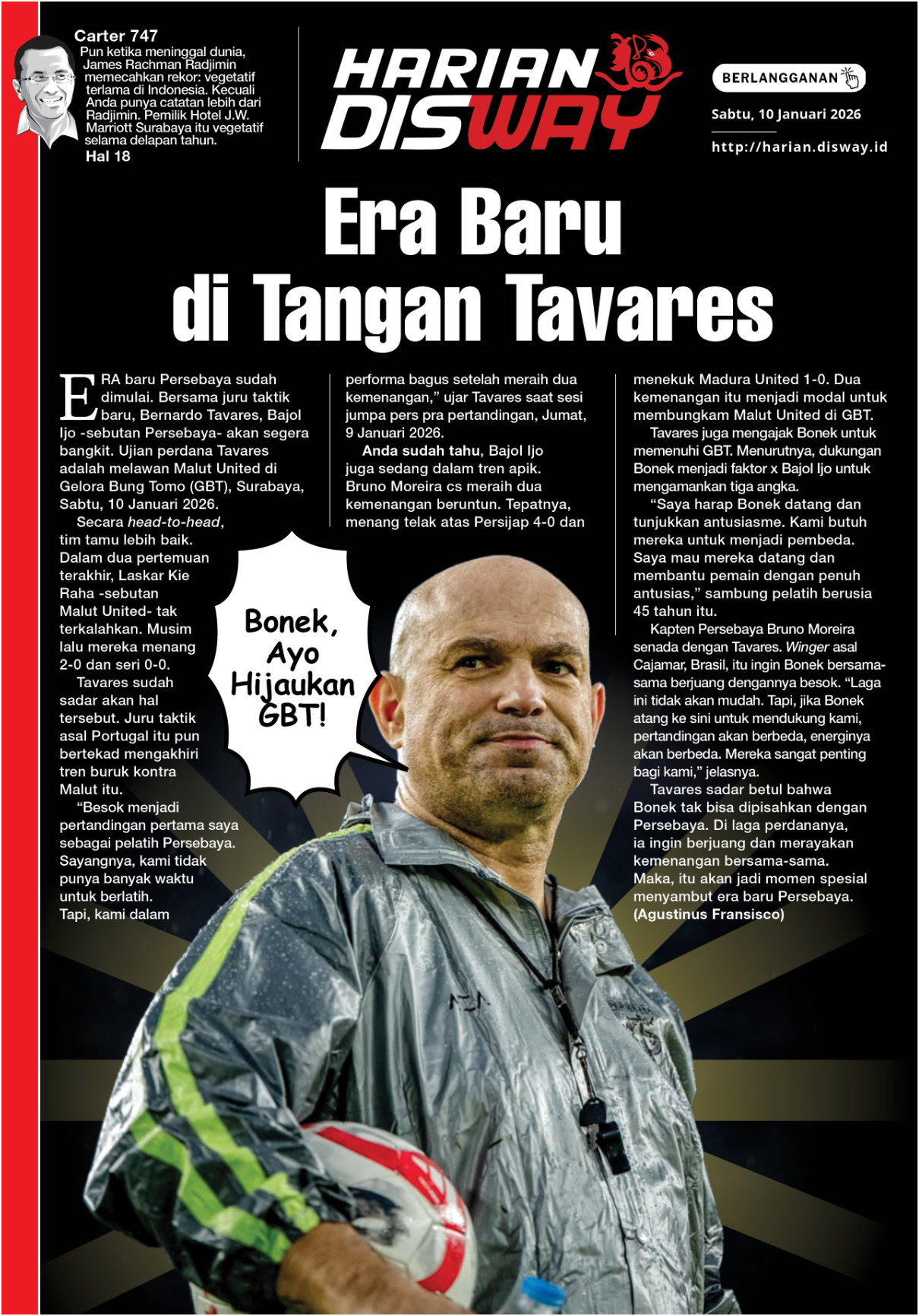 Era Baru di Tangan Tavares