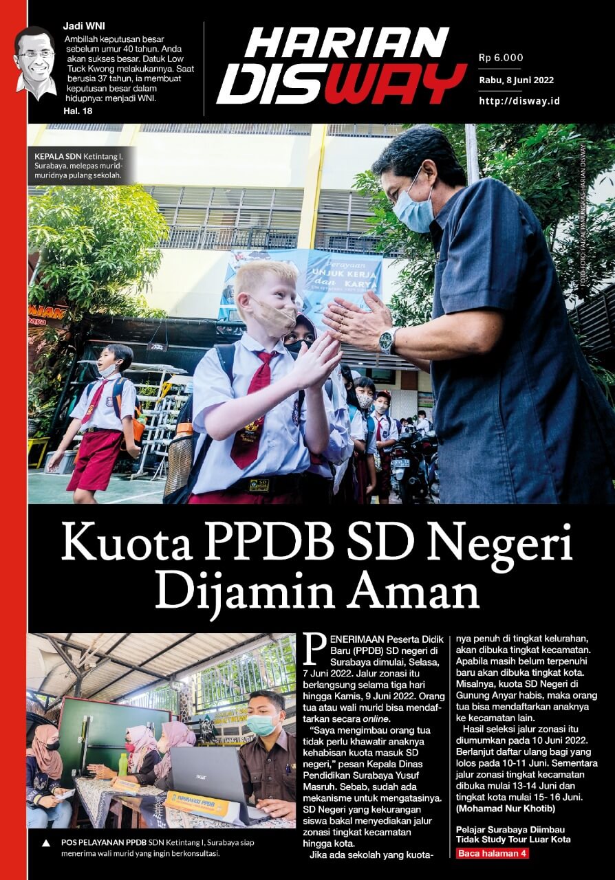 Kuota PPDB SD Negeri di Surabaya Dijamin