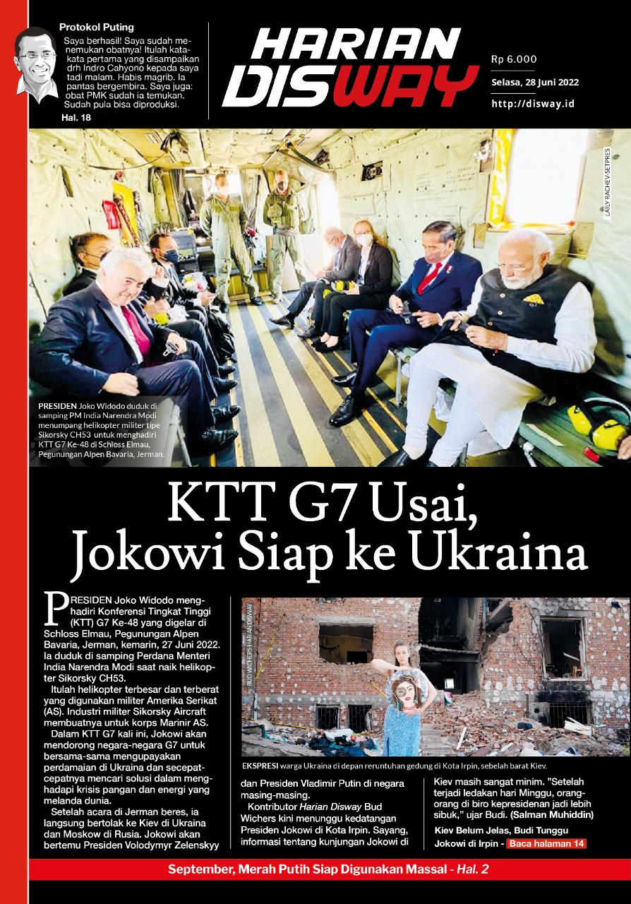 KTT G7 Usai, Jokowi ke Kiev