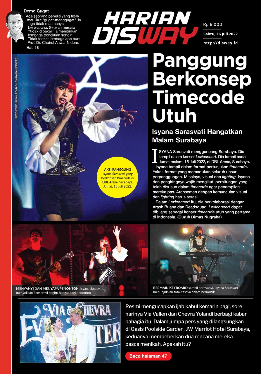 Panggung Berkonsep Timecode Utuh