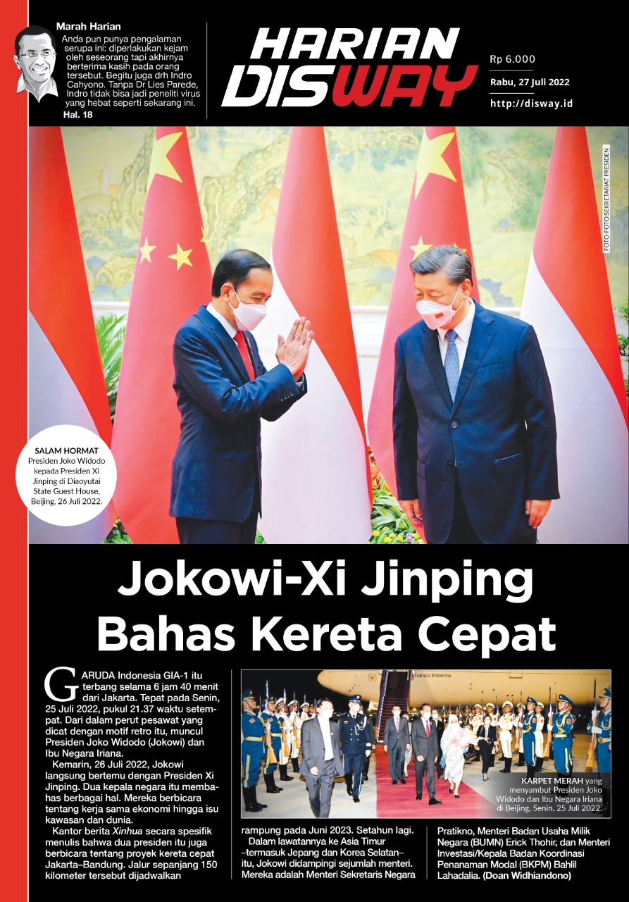 Jokowi dan Xi Jinping Bahas Kereta Cepat