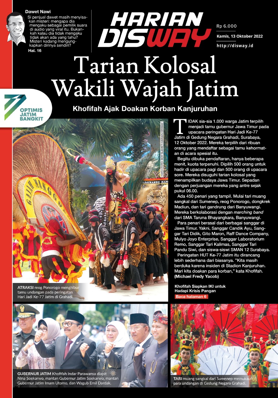 Tarian Kolosal Wajah Jatim