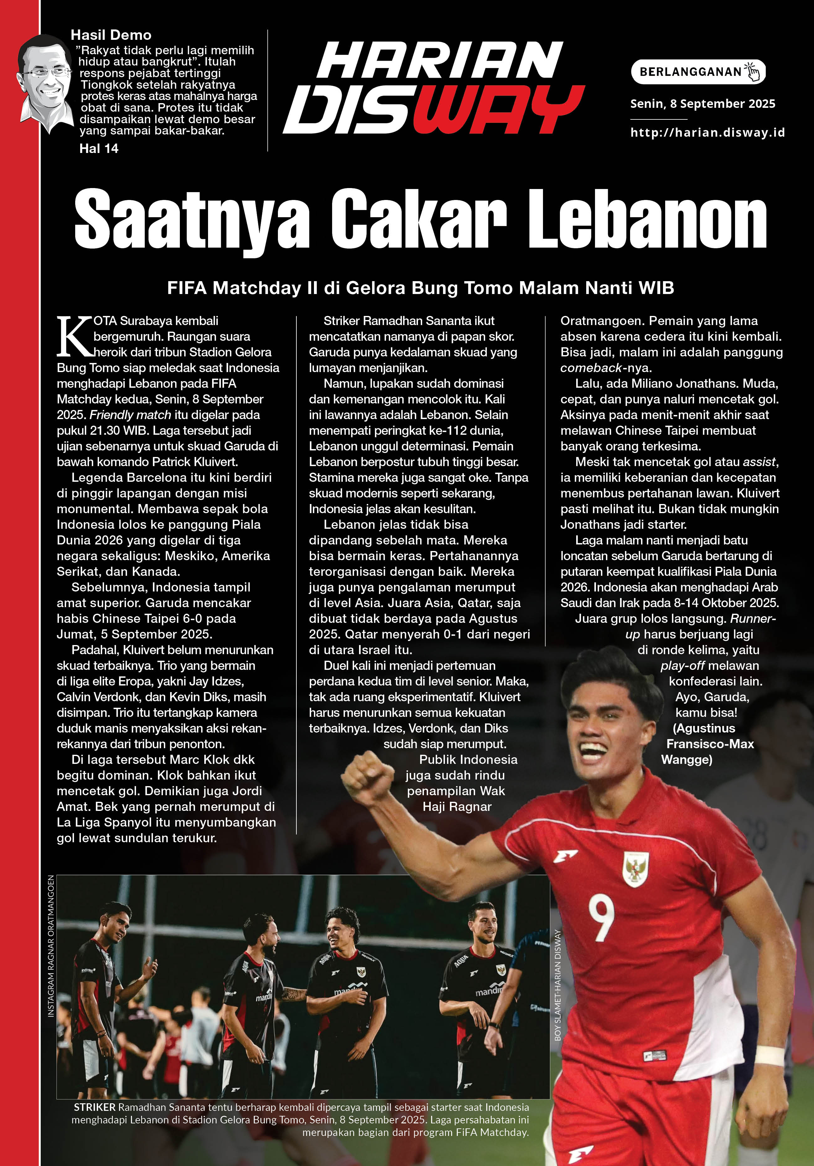 Saatnya Cakar Lebanon