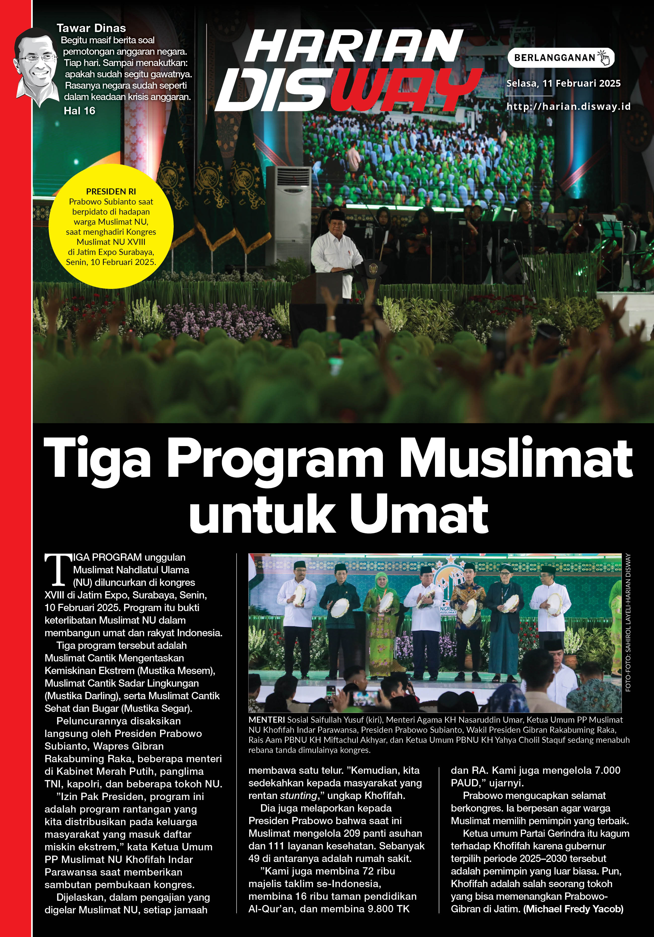 Tiga Program Muslimat untuk Umat