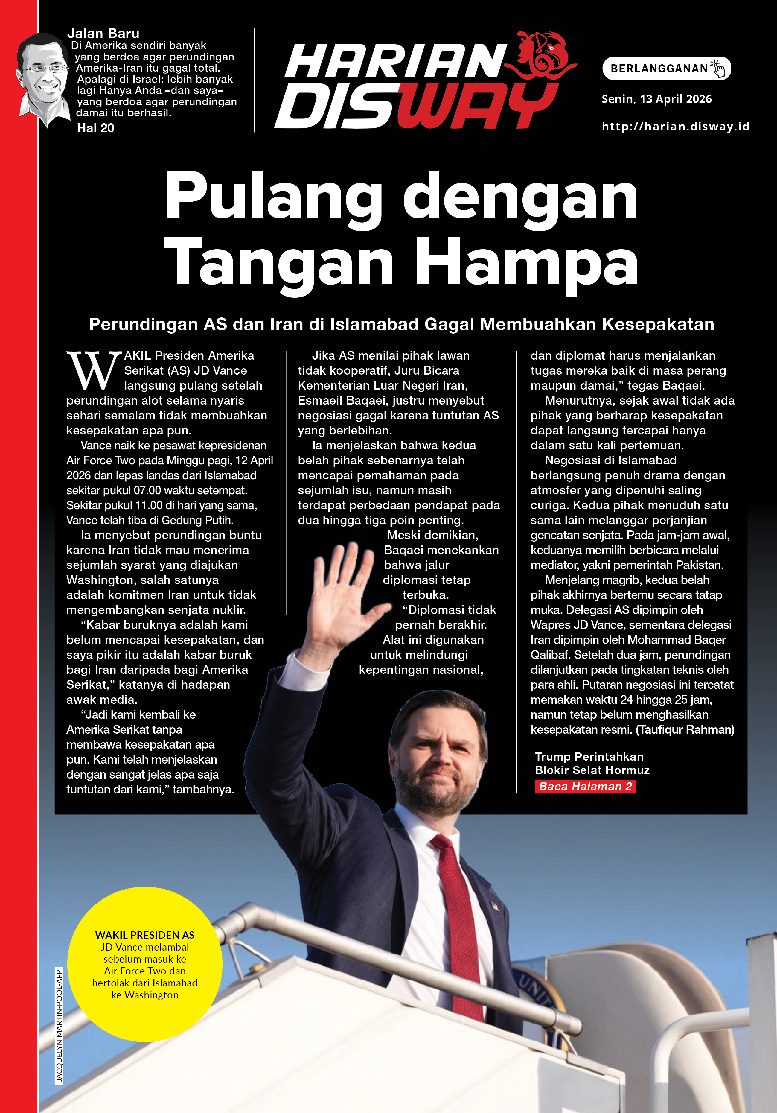 Pulang dengan Tangan Hampa