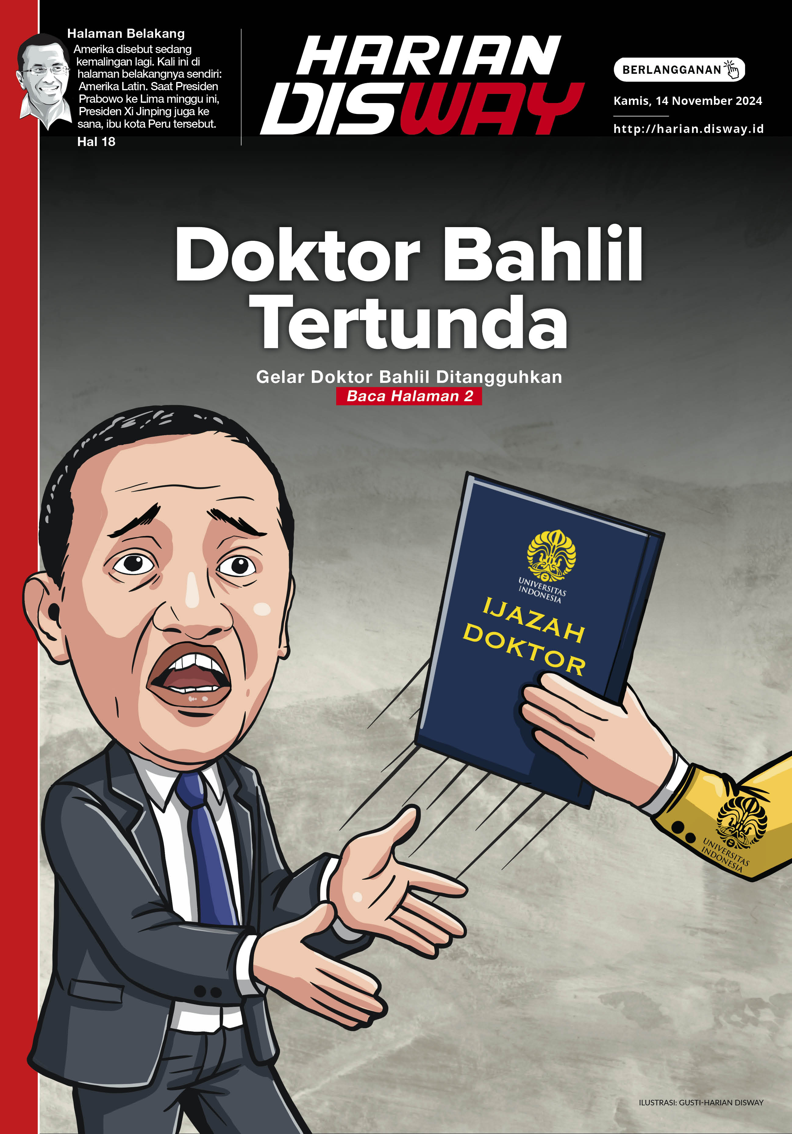 Doktor Bahlil Tertunda