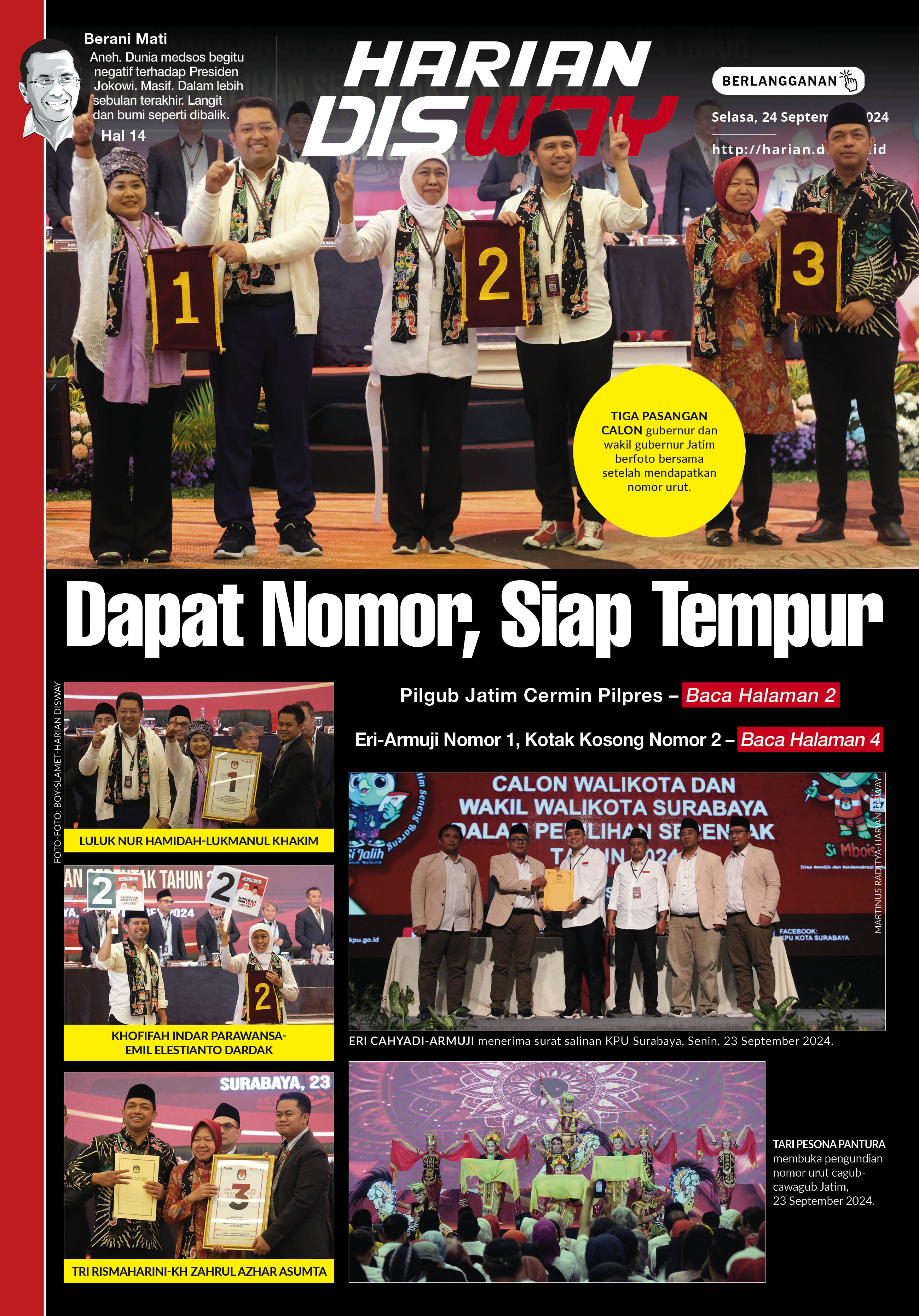 Dapat Nomor, Siap Tempur