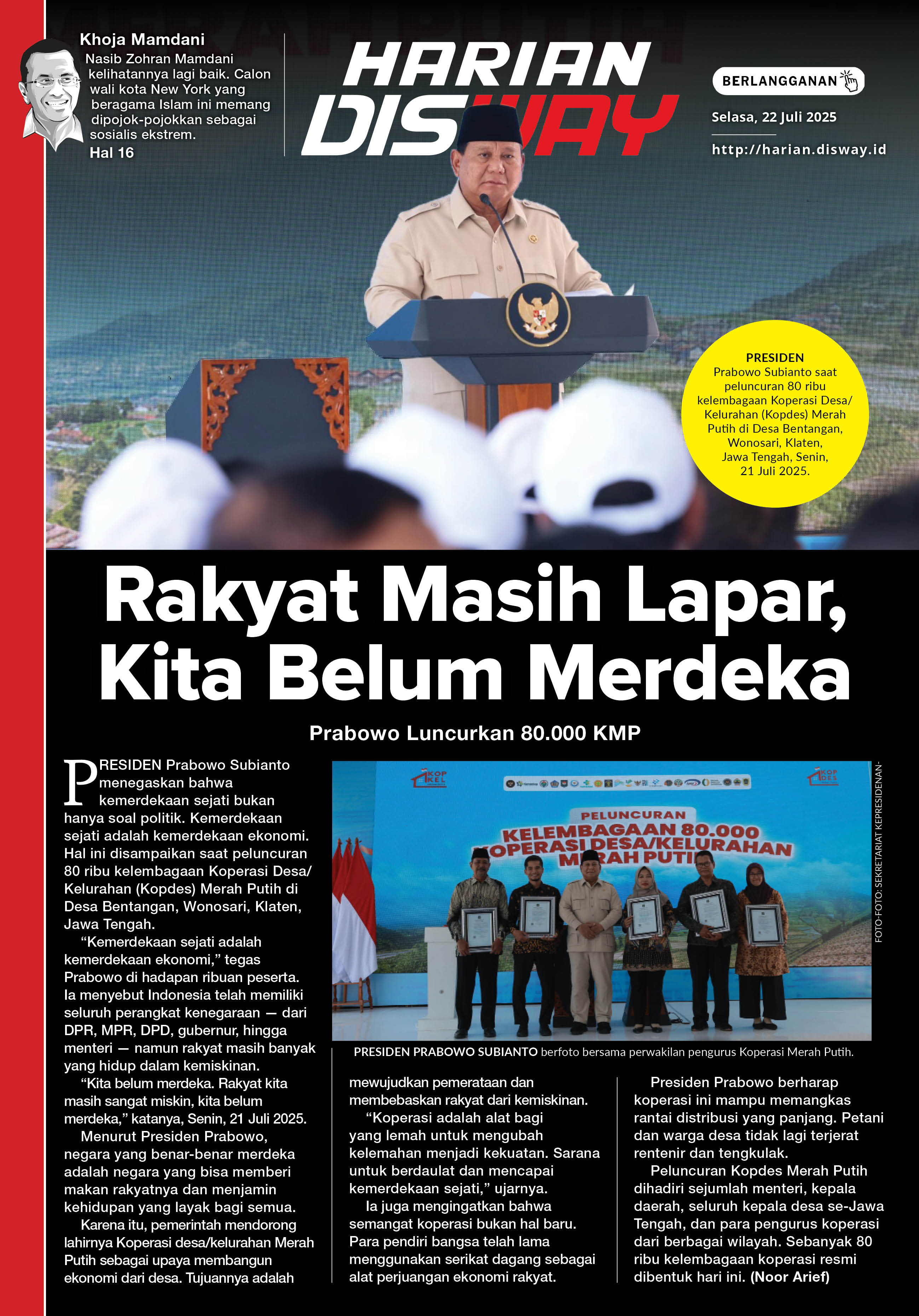 Rakyat Masih Lapar, Kita Belum Merdeka