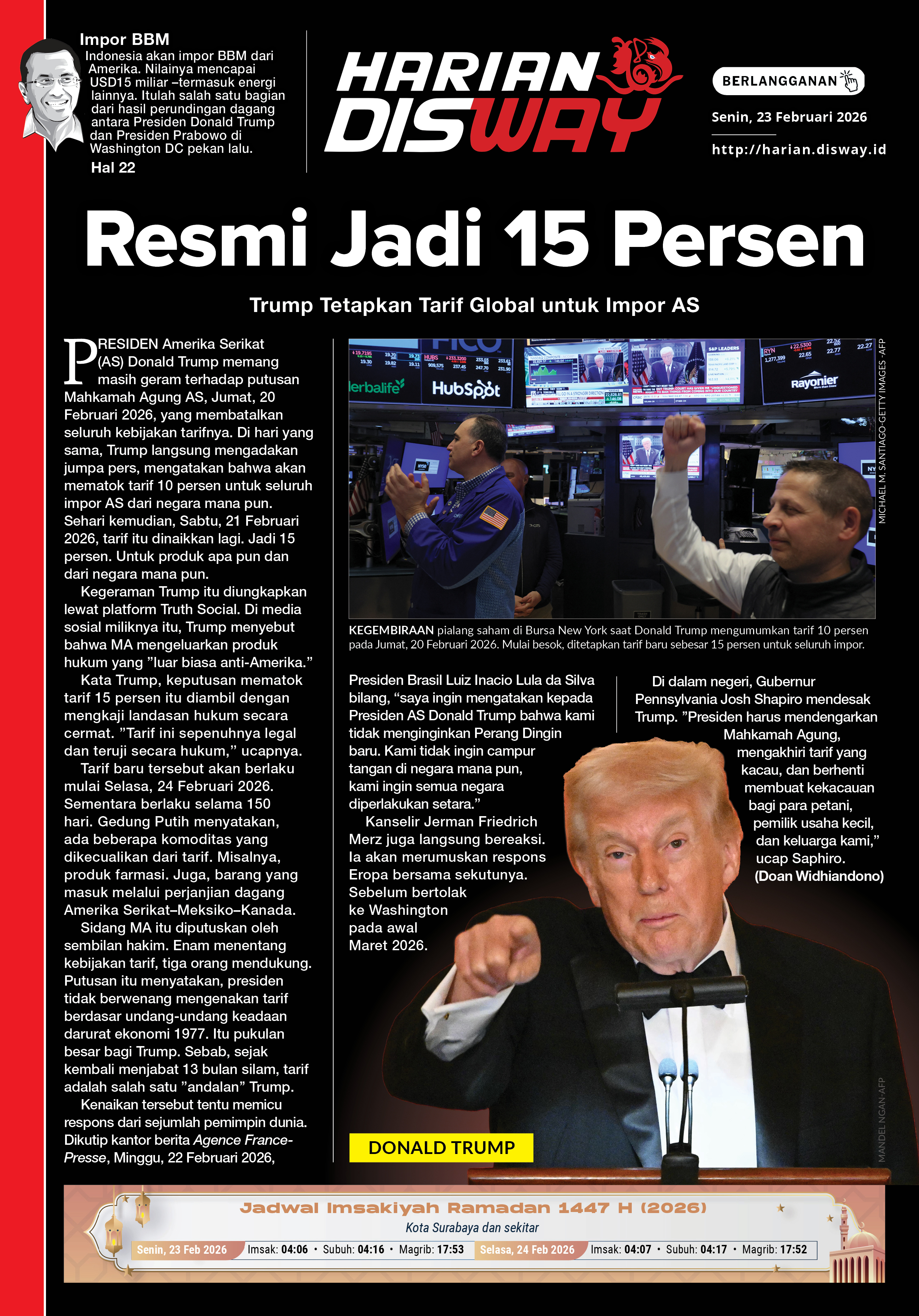 Resmi Jadi 15 Persen